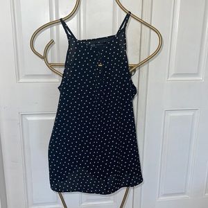 JET John Eshaya keyhole front polka dot top